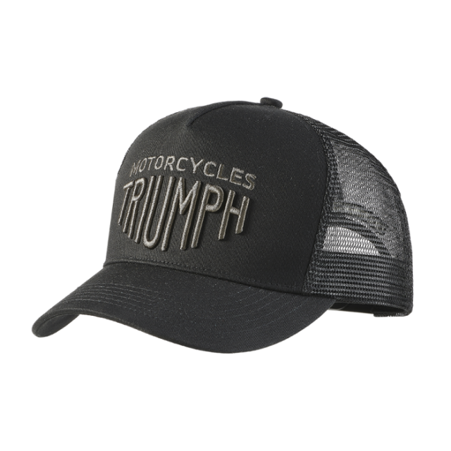 Ellis Black Trucker Cap