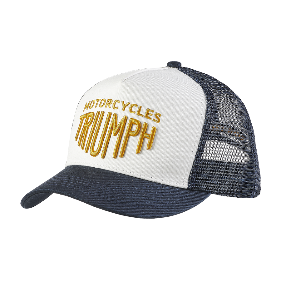 Ellis White & Navy Trucker Cap