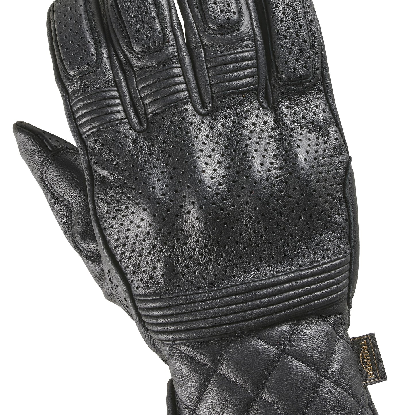 Dalton Black Leather Gloves