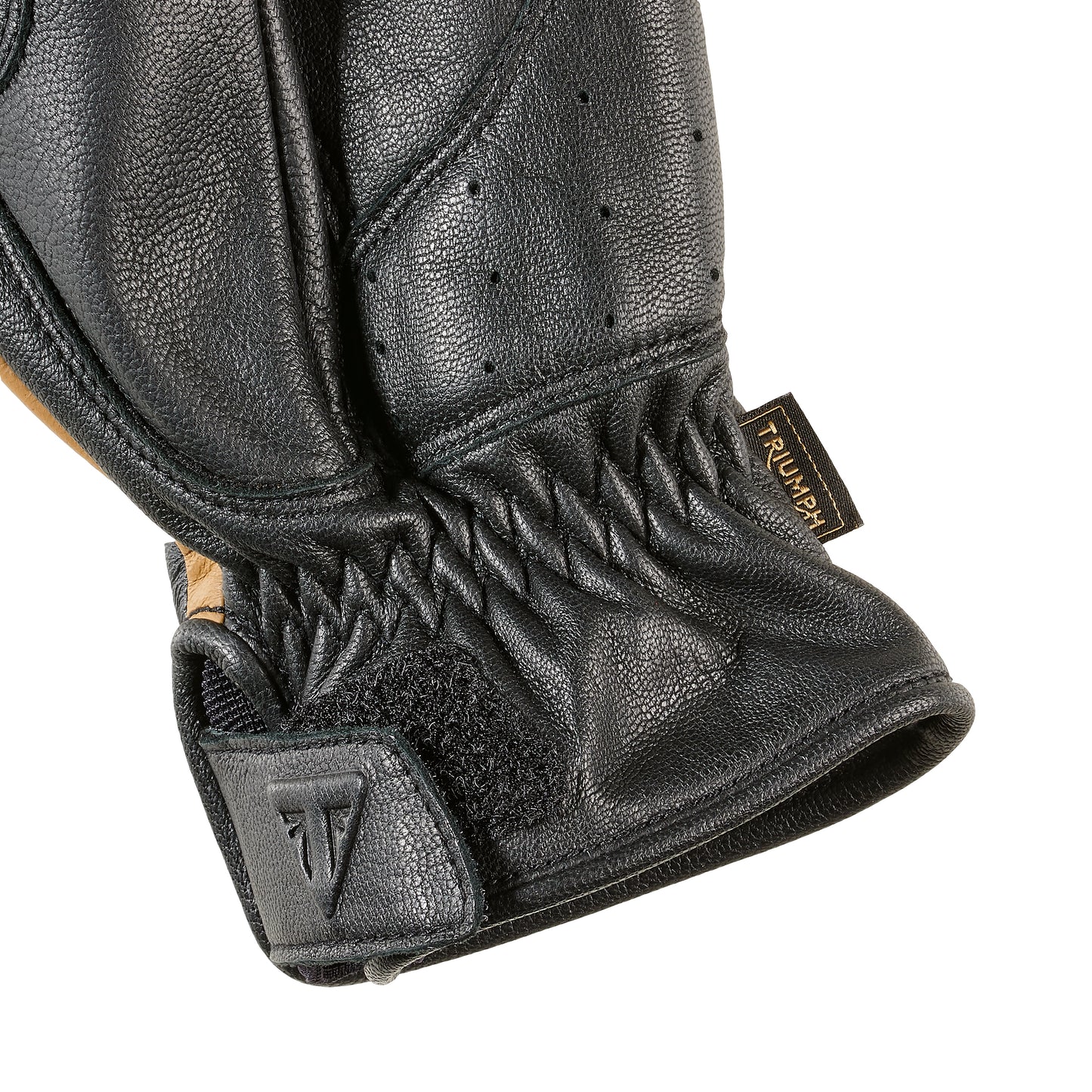 Checkerboard Leather Gloves