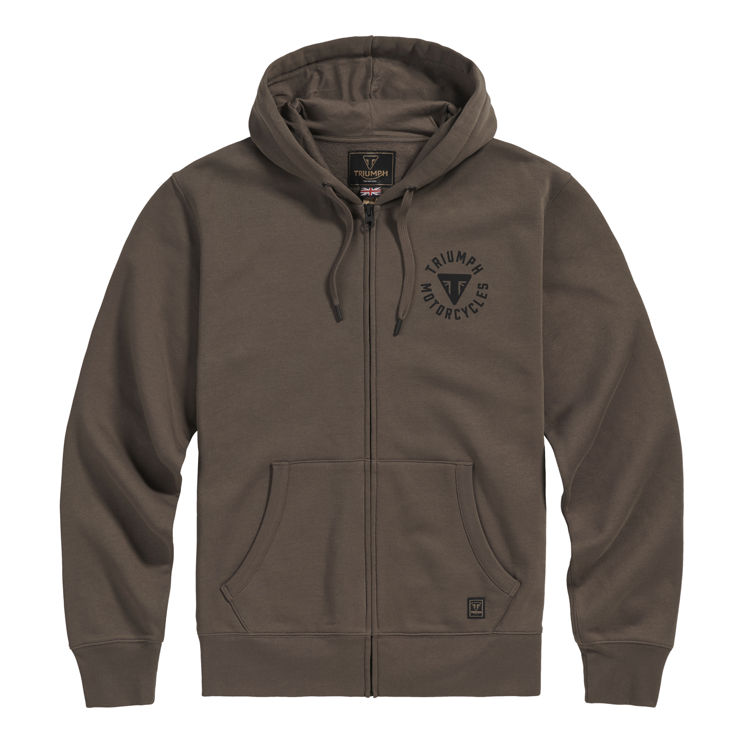 Digby Grey Full Zip Iron Hoodie