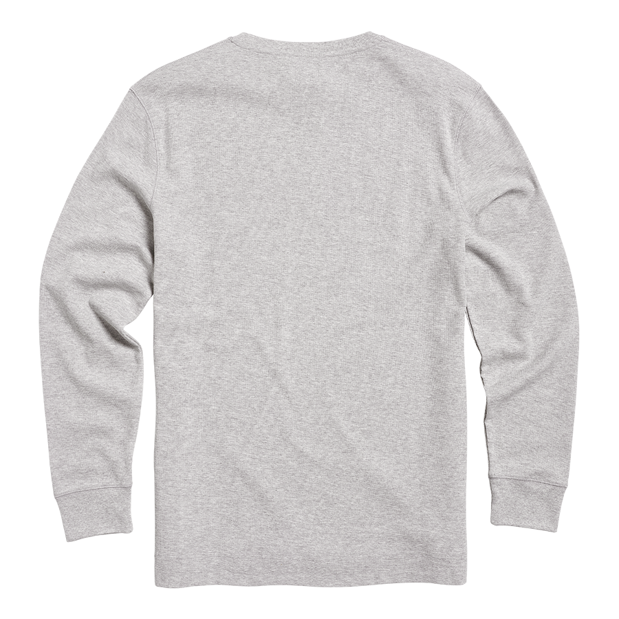 Bettman Long Sleeve Waffle Grey T-Shirt