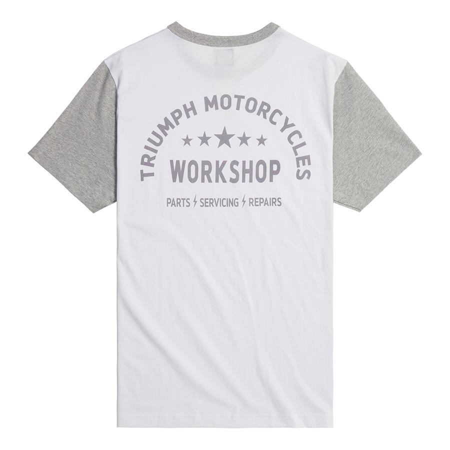 Fenland White & Grey T-Shirt