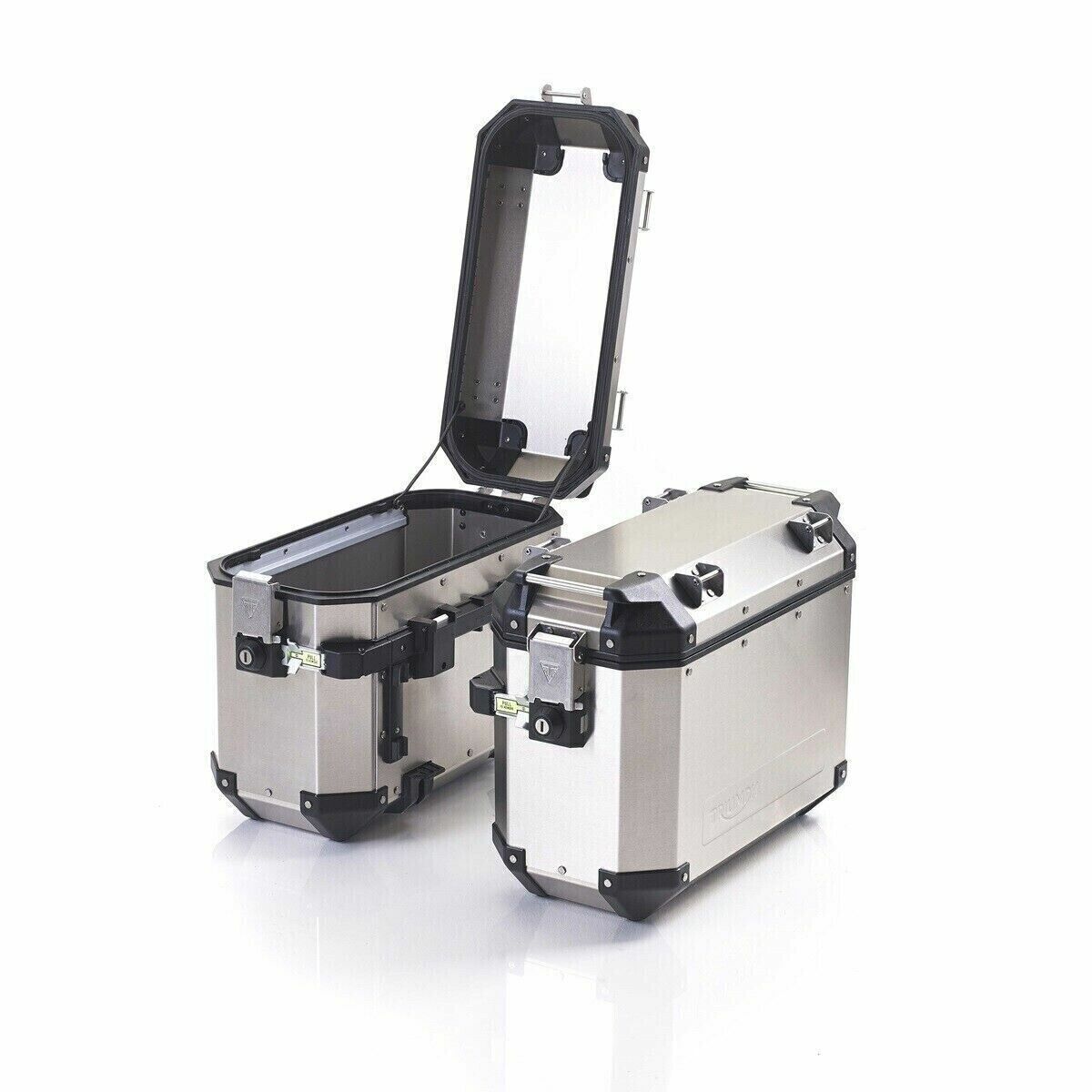 Tiger 1200 37L Brushed Expedition Panniers