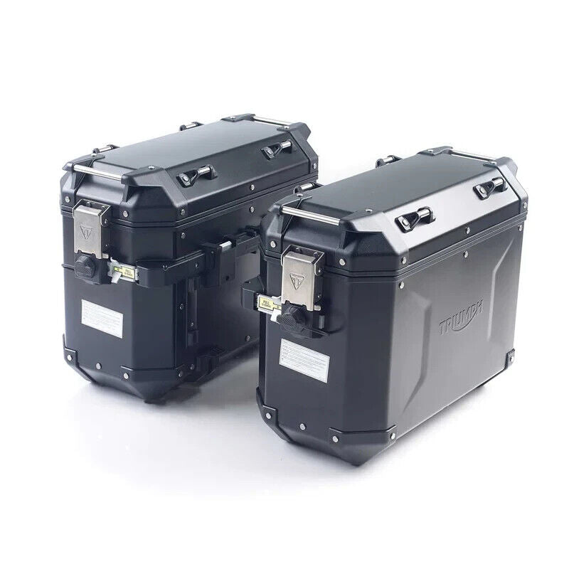 Tiger 1200 Aluminium Black Panniers