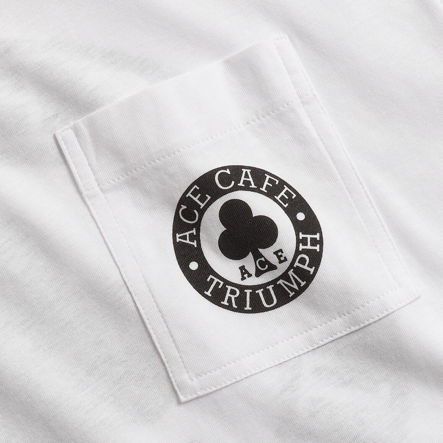 Ace Café Pocket T-Shirt White