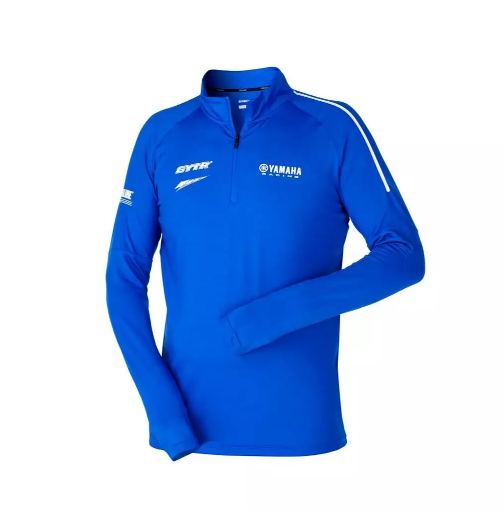 Paddock Blue 1/4 Zip Long Sleeve Tee