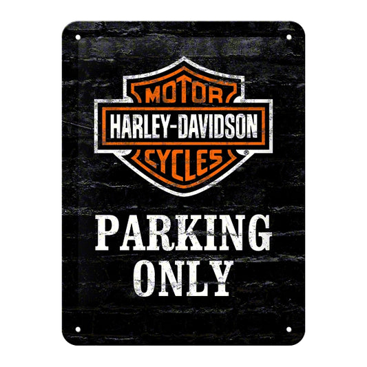 Nostalgic - Harley-Davidson Parking Only 15x20