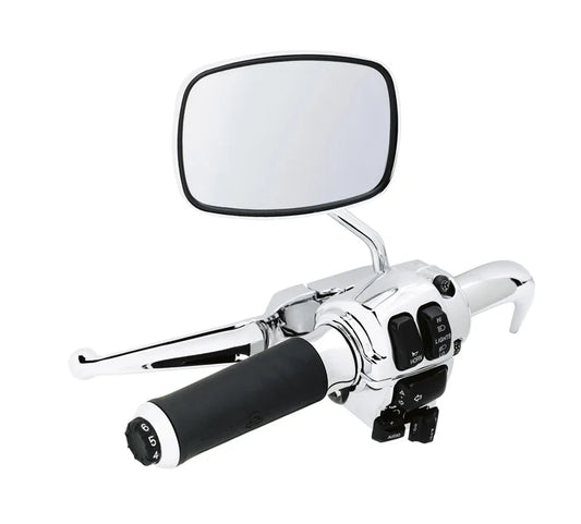 Multifit Contoured Chrome and Rubber Heated Hand Grips