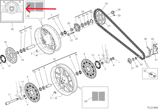Multistrada 950 & V2 Chain & Sprocket kit