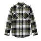 Essence Long Sleeve Flannel Shirt - Plaid - Harley Black & Grape Leaf