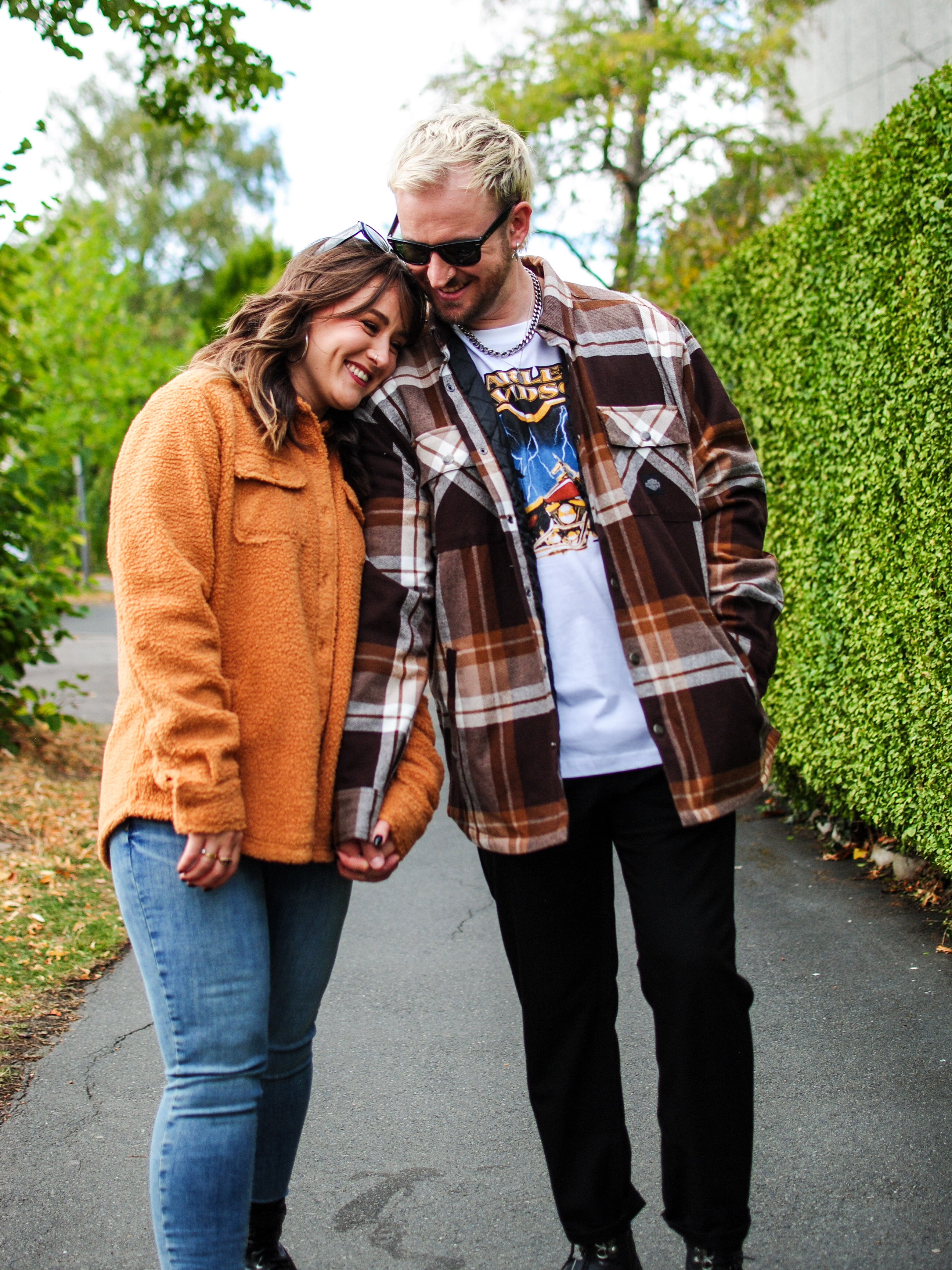 Harley-Davidson In Between The Line Shirt Jacket - Plaid - Java