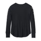 Women's Authentic Long Sleeve Rib Top - Harley Black