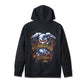 Loaded with Horsepower Raglan Hoodie - Harley Black