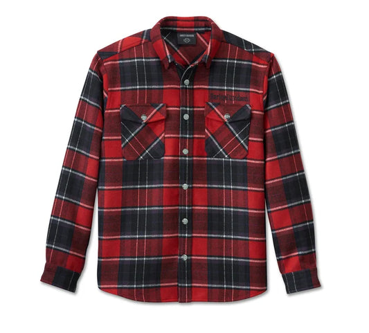 Harley-Davidson Premium Overshirt - Plaid - Chili Pepper & Sassafrass