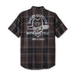 Cowboy Rider Short Sleeve Plaid Shirt