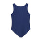 Women's Iron Bond Henley Bodysuit - Gray Blue