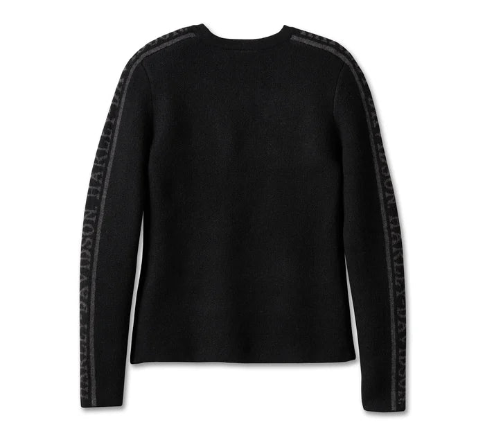 Women's Viper Crewneck Sweater - Black Beauty