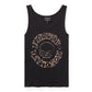 Women's Willie G Sketchy Skull Ribbed Tank - True Black