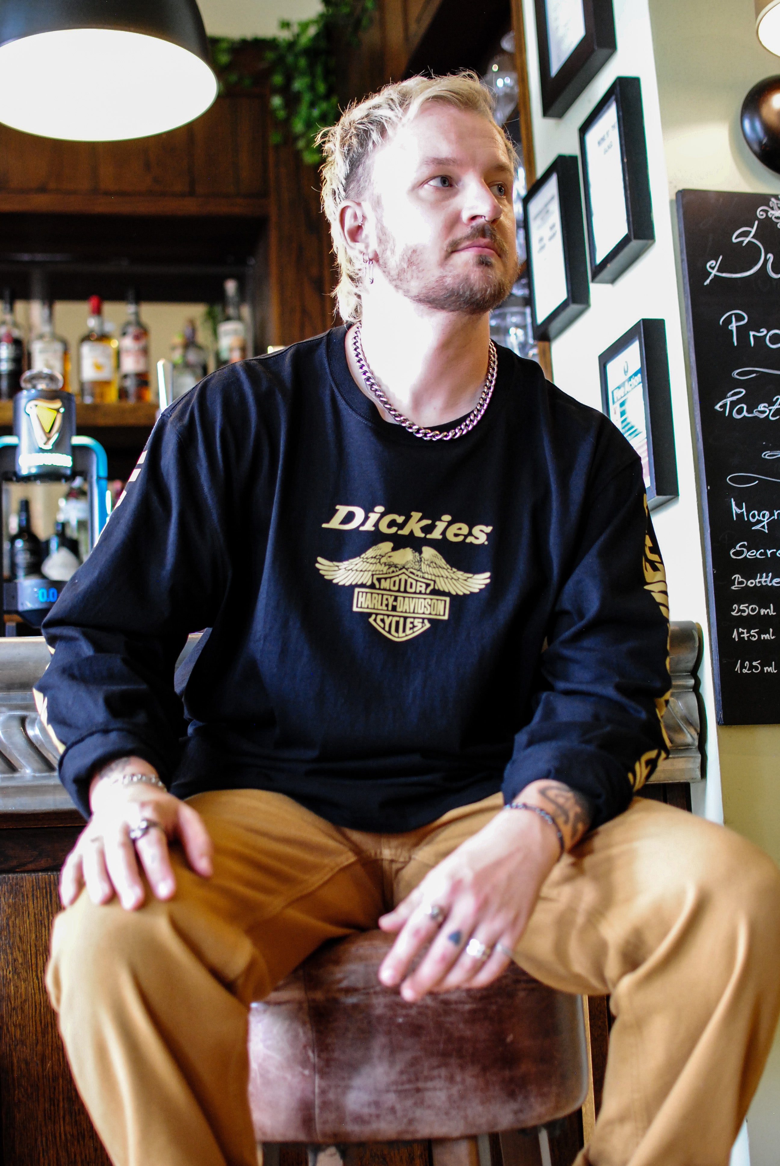 Harley-Davidson Dickies x H-D® Heavyweight LS Eagle Tee