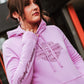 Women's Essential Bling Pullover Fleece Hoodie - Orchid