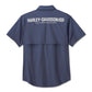Men's Wicked Short Sleeved Performance Shirt - Ombre Blue