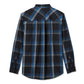 Men's The Bagger Long Sleeve Shirt - Black Plaid