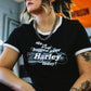 Women's Hug A Harley Ringer Tee