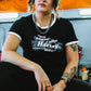 Women's Hug A Harley Ringer Tee