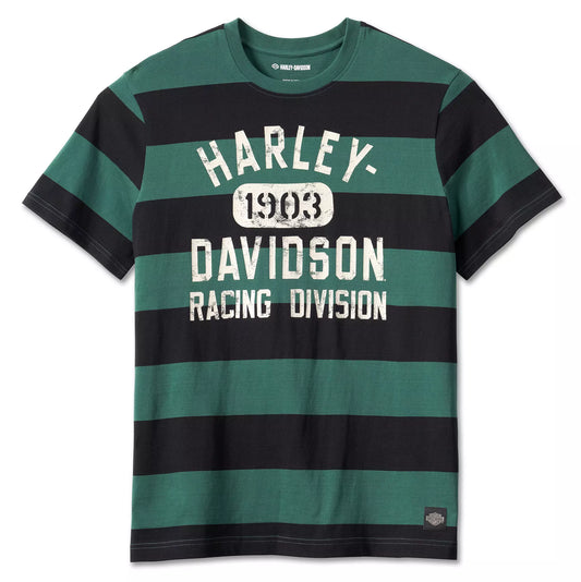 Harley-Davidson T-Shirt Racing Striped black/green