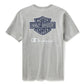 Champion x Harley-Davidson Fanatic Tee - Grey Heather & Navy