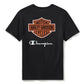 Champion x Harley-Davidson Fanatic Tee - Black & Orange Champion