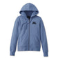 Women's Special Bar and Shield Zip Front Hoodie - Colony Blue