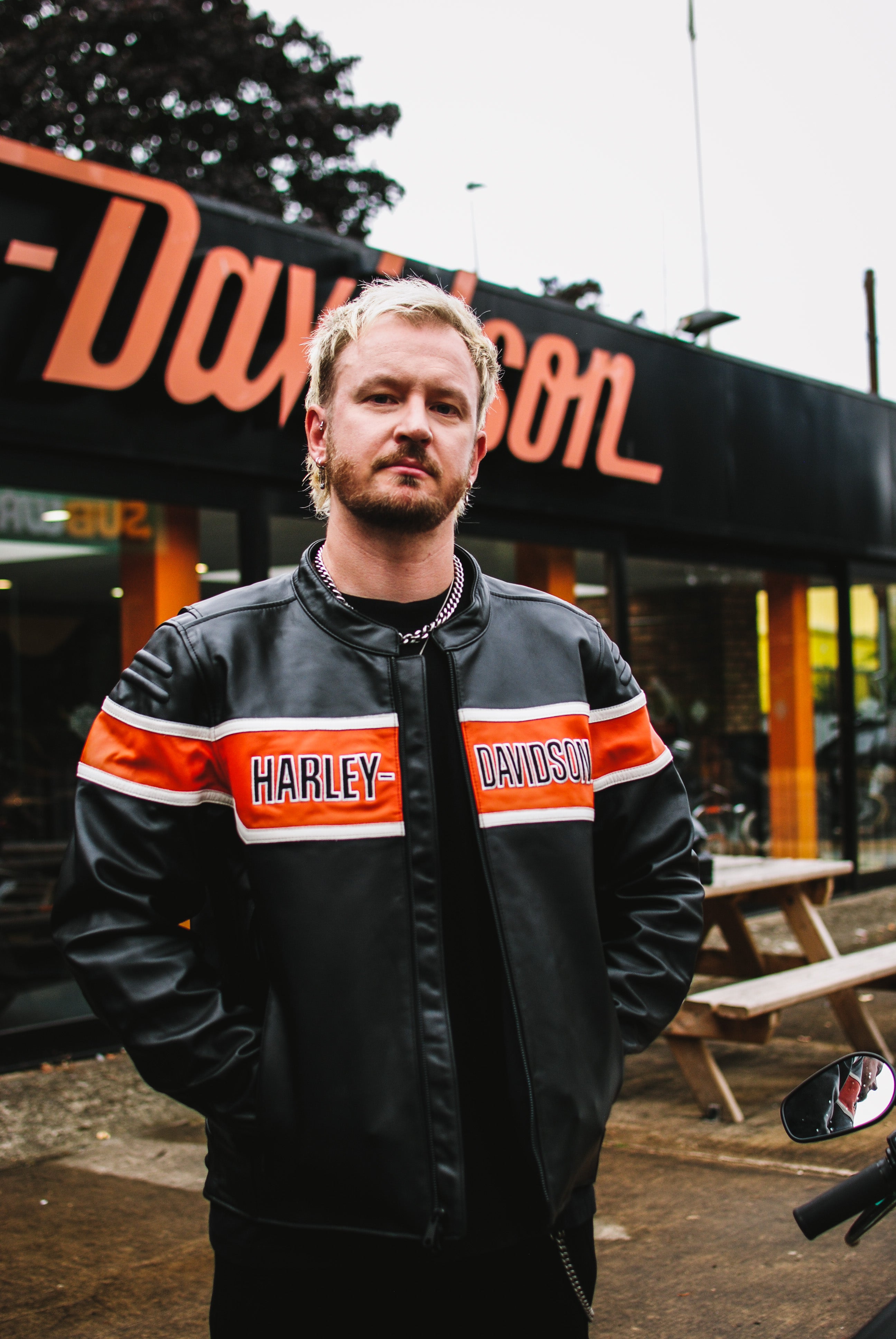 Harley-Davidson Trenton Leather Riding Jacket (97014-25VM/000M)