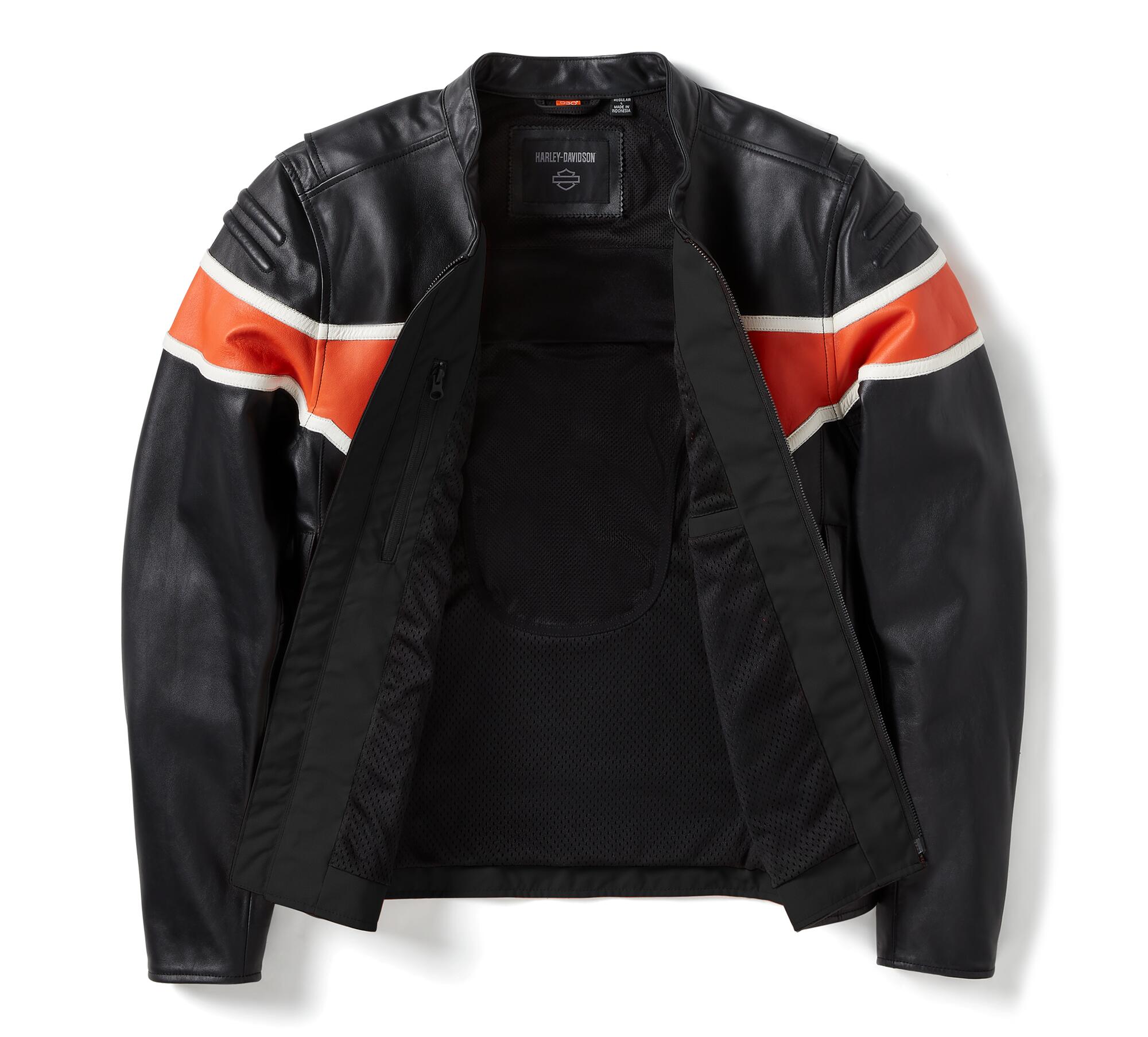 Harley-Davidson Trenton Leather Riding Jacket (97014-25VM/000M)