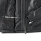 Women's 120th Anniversary Cafe Racer Leather Jacket - Black