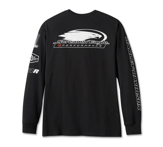 Men's Screamin' Eagle Long Sleeve Tee