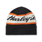 H-D Script Beanie - Harley Black