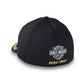 Start Your Engines Stretch-Fit Baseball Cap - Harley Black