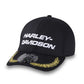 Start Your Engines Stretch-Fit Baseball Cap - Harley Black