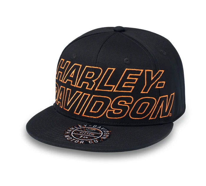 Harley Davidson Harley Davidson Fitted Racing Cap Harley Black 97722 24VM 1