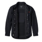 Men's Operative Riding Shirt Jacket - Black