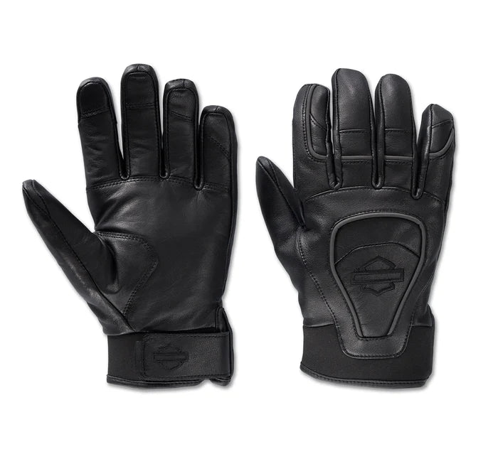 Harley Davidson Men s Ovation Waterproof Leather Gloves 98106 24vm 000L