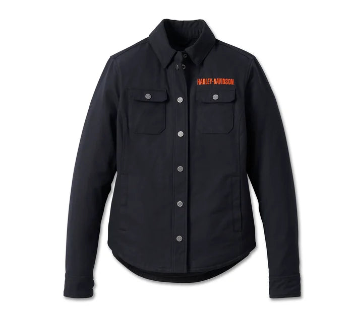 Camicia Harley-Davidson® Men's Staple Poplin Shirt Blue Camicia Harley-Davidson® Men's Staple Poplin Shirt Blue