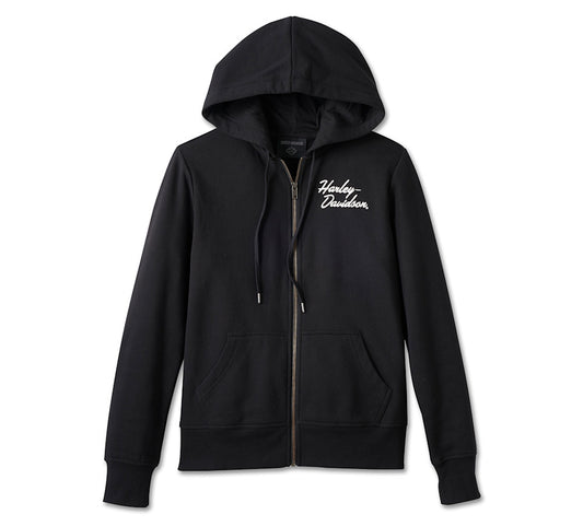 Women's Special Bar & Shield Zip Front Hoodie