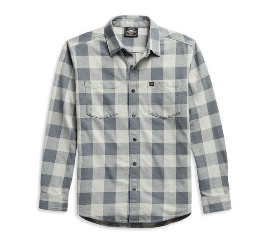Men's #1 Logo Plaid Shirt