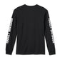 Men's Bar & Shield Long Sleeve Tee - Black