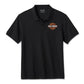 Men's Bar & Shield Polo Shirt - Harley Black