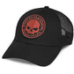 Orange Willie G Skull Trucker Cap