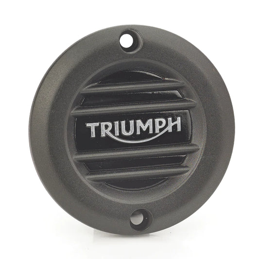 Black Ribbed Clutch Badge